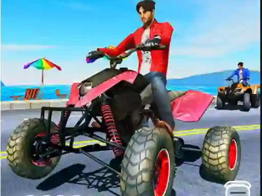 Игра Quad Bike Traffic Racing Mania онлайн