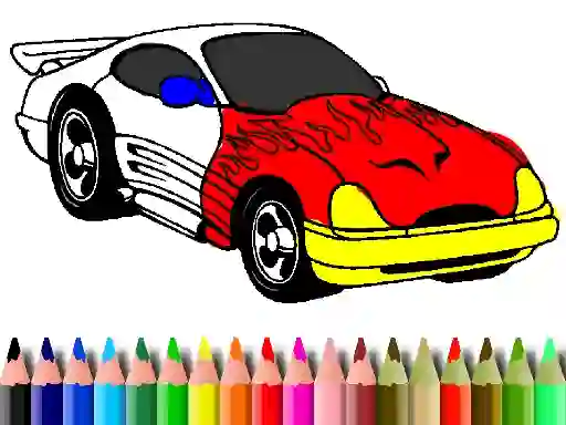 Игра Back To School: Muscle Car Coloring онлайн