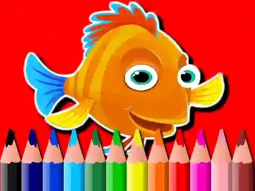 Игра Back To School: Fish Coloring Book онлайн