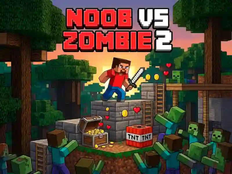Игра Noob vs Zombie 2 онлайн