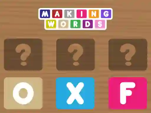 Игра Making Words онлайн