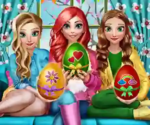Игра Princesses Easter Fun онлайн