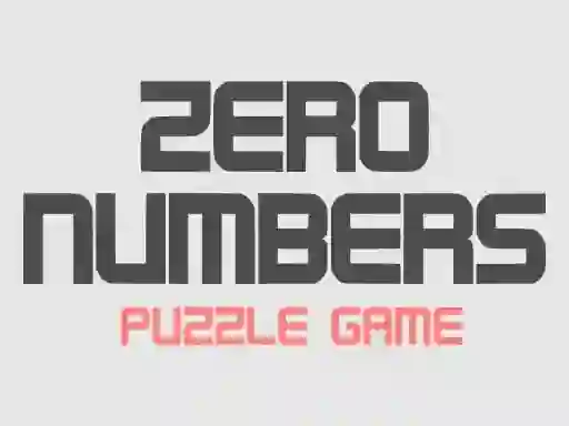 Игра Zero Numbers Puzzle Game онлайн