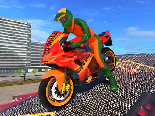 Игра Bike Stunt Driving Simulator 3d онлайн