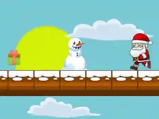 Игра Running Santa онлайн