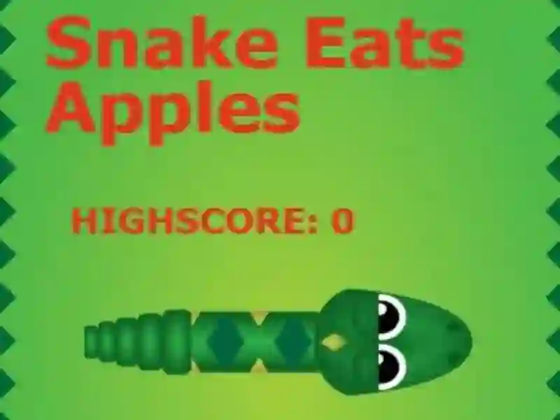 Игра Snake Eats Apples онлайн