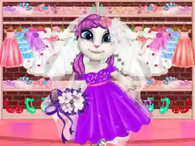 Игра Sweet Kitty Dream Dress онлайн