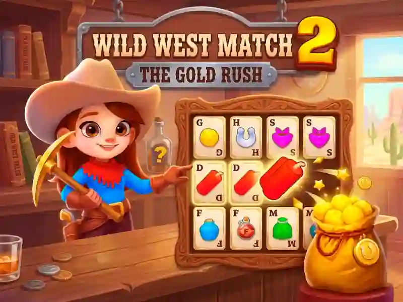 Игра Wild West Match 2: The Gold Rush онлайн