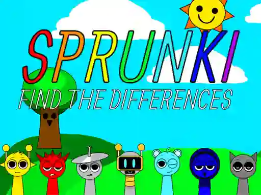 Игра Sprunki Find The Differences онлайн