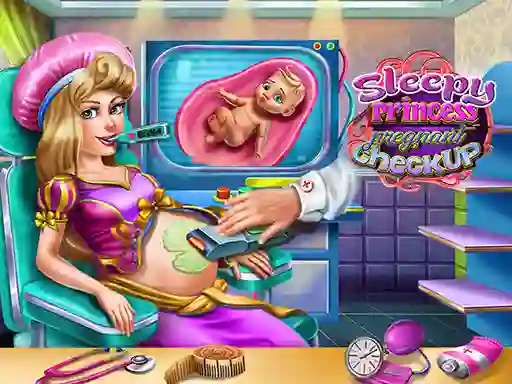Игра Sleepy Princess Pregnant Check Up онлайн
