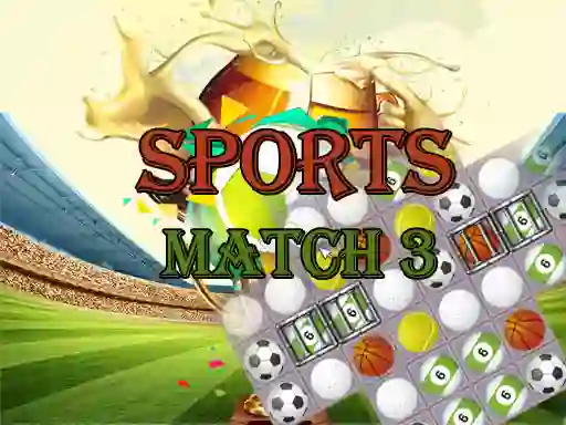 Игра Sports Match 3 Deluxe онлайн