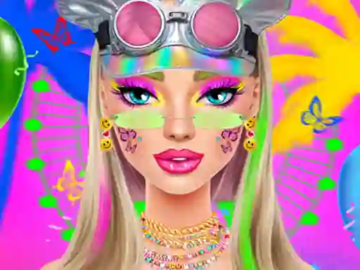 Игра Festival Vibes Makeup онлайн