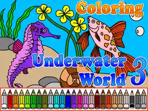 Игра Сoloring Underwater World 3 онлайн