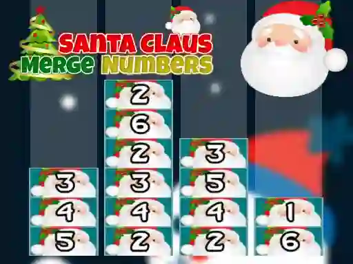 Игра Santa Claus Merge Numbers онлайн