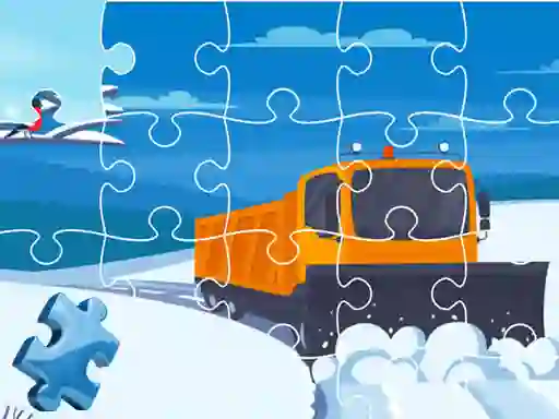 Игра Winter Trucks Jigsaw онлайн
