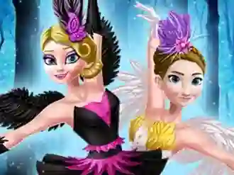 Игра Ellie and Annie Black Swan and White Swan онлайн
