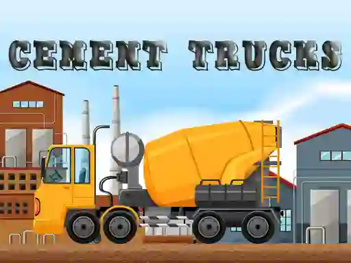 Игра Cement Trucks Hidden Objects онлайн