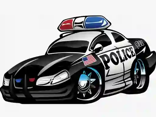 Игра Police Cars Memory онлайн