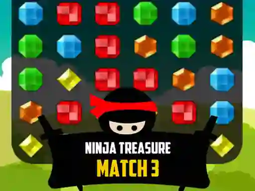 Игра Ninja Treasure Match 3 онлайн