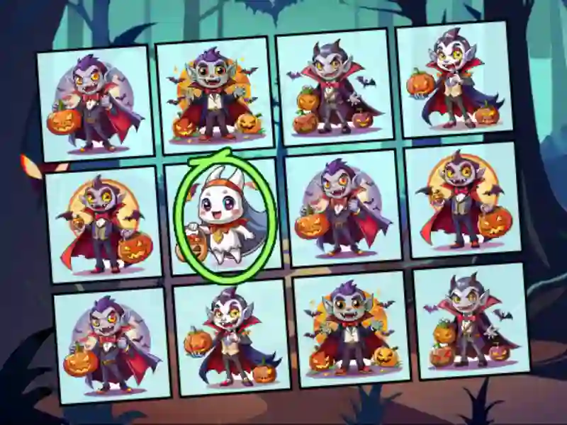 Игра Spot the Unique Halloween онлайн