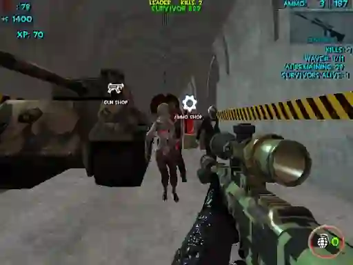 Игра Zombie Apocalypse Bunker Survival Z онлайн