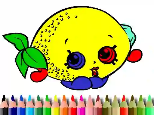 Игра Back To School: Fruits Coloring Book онлайн