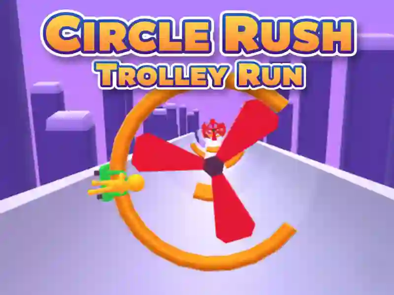 Игра Circle Rush Trolley Run онлайн