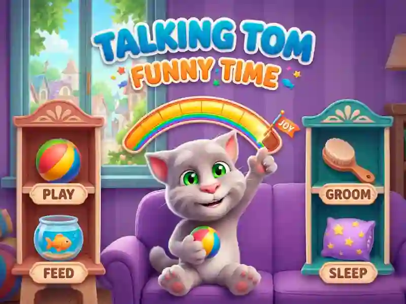 Игра Talking Tom Funny Time онлайн
