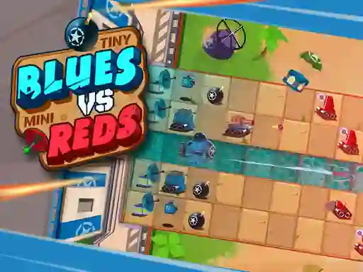 Игра Tiny Blues Vs Mini Reds онлайн