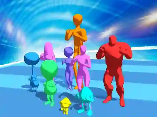 Игра Stickman Crowd Fight онлайн