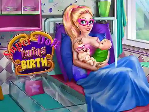 Игра Super Doll Twins Birth онлайн
