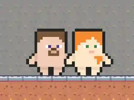 Игра Pixi Steve Alex Herobrine онлайн