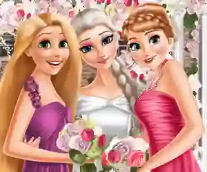 Игра Eliza and princesses wedding онлайн