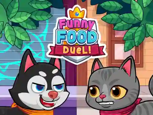 Игра Funny Food Duel онлайн