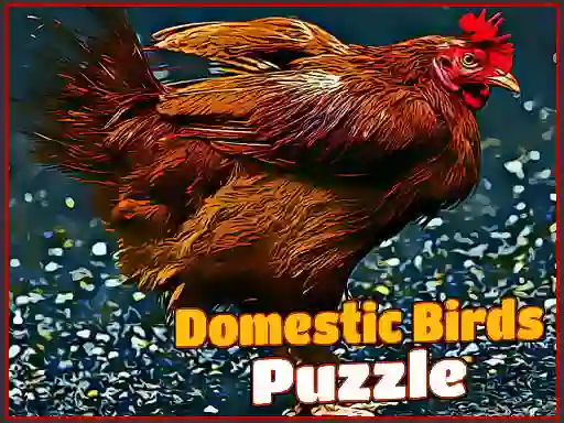 Игра Domestic Birds Puzzle онлайн