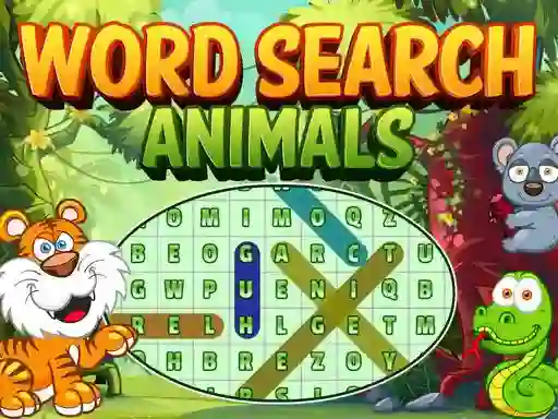 Игра Word Search Animals онлайн