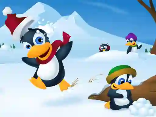 Игра Cute Penguin Slide онлайн