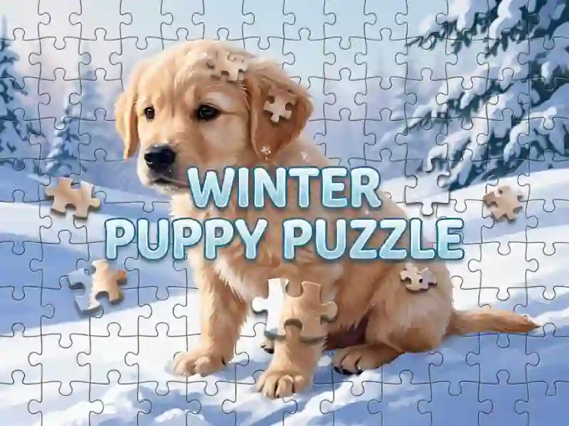 Игра Winter Pets Puzzle онлайн