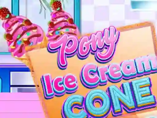 Игра Pony Ice Cream Cone онлайн