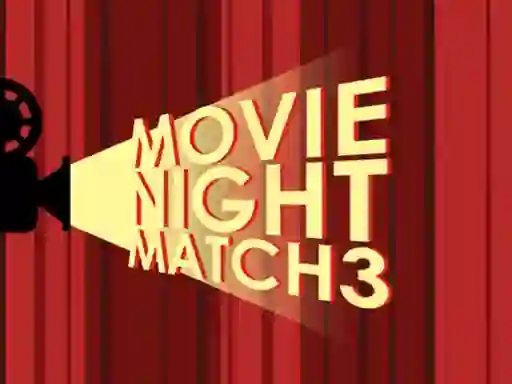 Игра Movie Night Match 3 онлайн