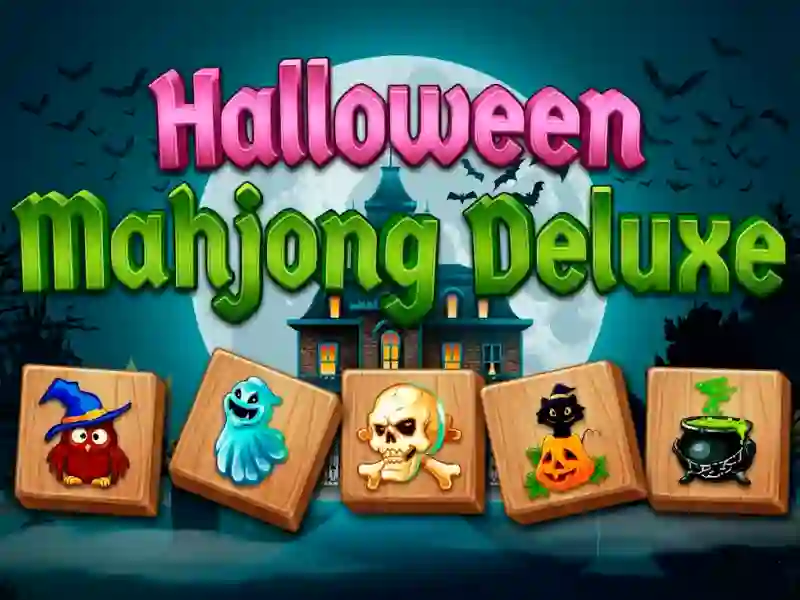 Игра Halloween Mahjong Deluxe онлайн
