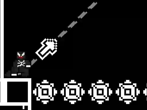 Игра 8bit Black Ropeman онлайн
