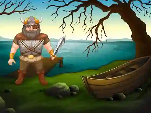 Игра Viking Warrior Battle: Puzzle онлайн