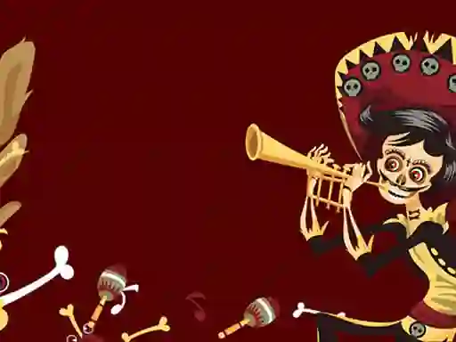 Игра Mexican Skeleton Party Difference онлайн