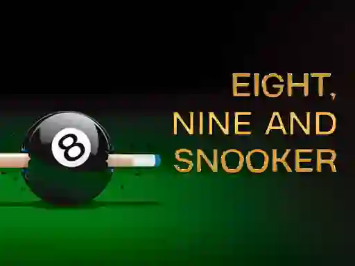 Игра Nine, eight and snooker онлайн