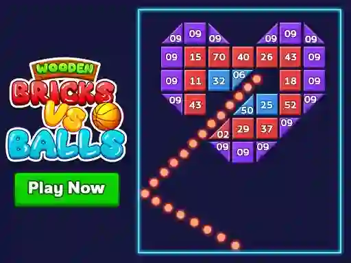 Игра Wooden Bricks Vs Balls онлайн