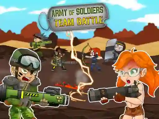 Игра Army of soldiers: Team Battle онлайн