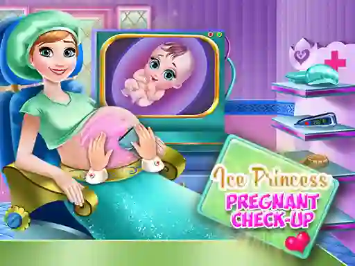 Игра Ice Princess Pregnant Check Up онлайн