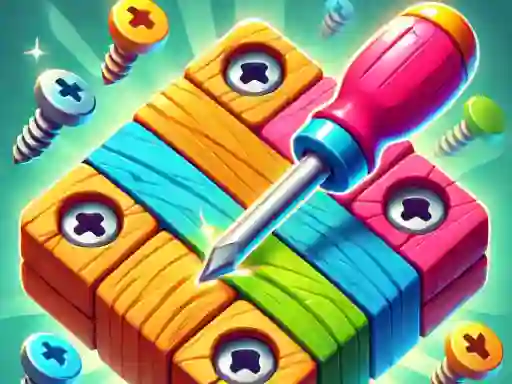 Игра Unscrew Wood Puzzle онлайн