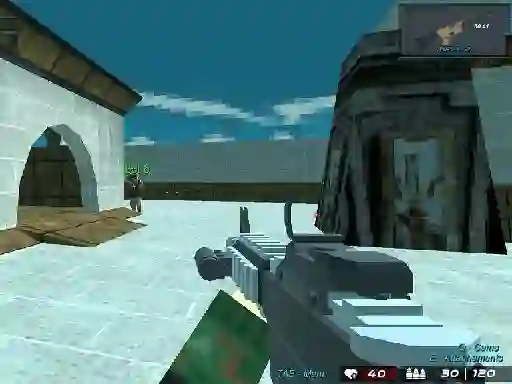 Игра Blocky Shooting Arena 3d Pixel Combat онлайн